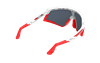 RUDY PROJECT OCCHIALE DEFENDER WHITE GLOSS RED / LENTE MULTILASER RED