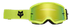 FOX MASCHERINA MAIN CORE GOOGLE LENTE A SPECCHIO GIALLO FLUO SPARK
