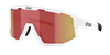 BLIZ OCCHIALI FUSION BIANCO OPACO LENTE SMOKE E ROSSO MIRROR