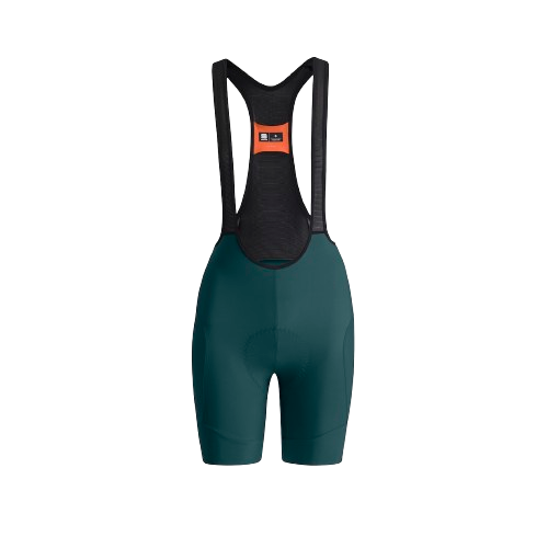SPORTFUL PANTALONCINO COLORFUL PULSE BIBS SS25 WOMAN SHORTY - SEA MOSS