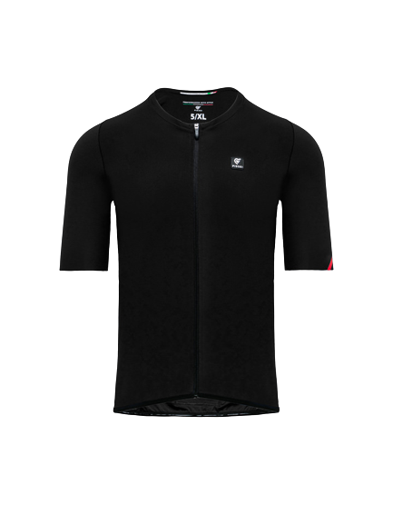 PISSEI PRIMA PELLE MAGLIA MANICA CORTA NERO