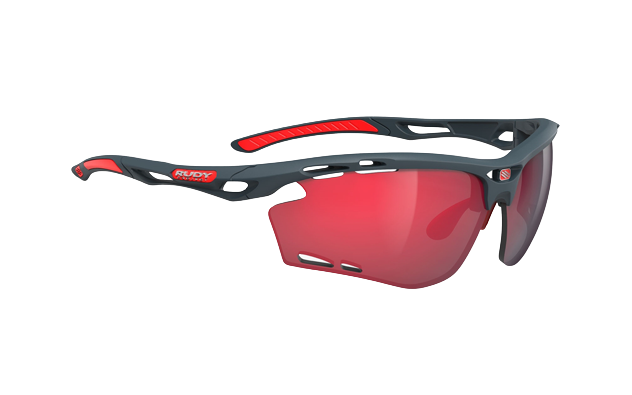 RUDY PROJECT OCCHIALE PROPULSE CHARCOAL MATTE/ LENTE MULTILASER RED