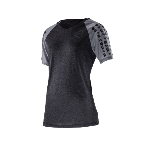 LEATT MAGLIA MTB GRAVITY 2.0 A MANICHE CORTE DA DONNA NERO