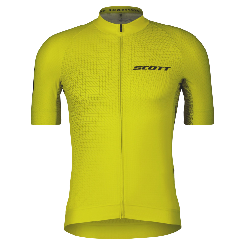 SCOTT MAGLIA RC PRO A MANICHE CORTE SULPHUR YELLOW - GIALLO