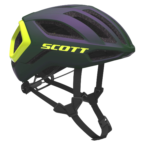 SCOTT CASCO CENTRIC PLUS VERDE PRISMA GIALLO RADIALE 