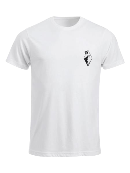 SWITCH COMP T SHIRT BIANCA FREE RIDE LOGO NERO