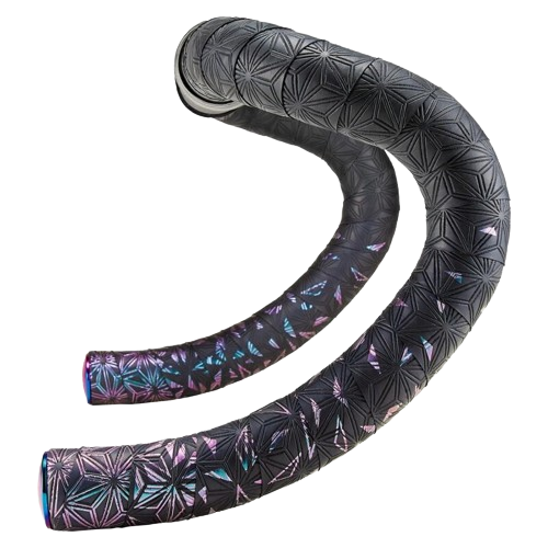 SUPACAZ NASTRO MANUBRIO  STARFADE OIL SLICK AZZURRO VIOLA