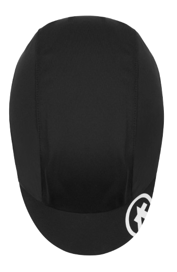 ASSOS FW24 CAPPELLINO RAIN CAP P1 2/3 IMPERMEABILE BLACK SERIES NERO