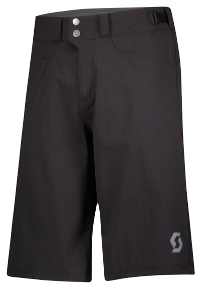 SCOTT PANTALONE CORTO CON PAD NERO TRAIL