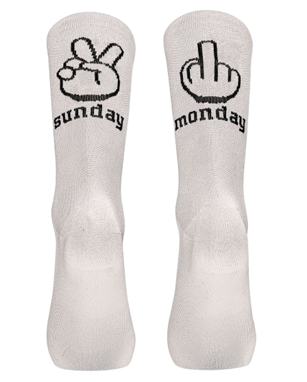 NORTHWAVE CALZINO SUNDAY MONDAY WHITE