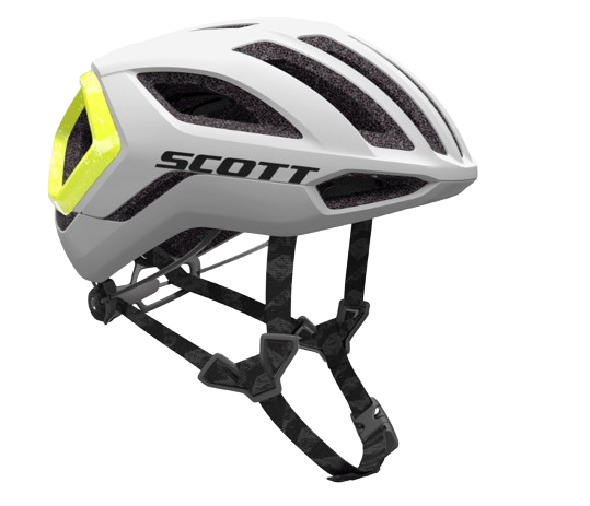 SCOTT CASCO CENTRIC PLUS (CE) RAINBOW WHITE - RADIUM YELLOW 
