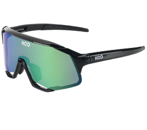 KOO OCCHIALE DEMOS BLACK + GREEN MIRROR LENSES