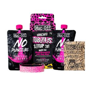 MUC-OFF ACCESSORIO ULTIMATE TUBELESS SETUP KIT STRADA 60MM
