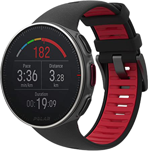 POLAR VANTAGE V TITAN NERO/ROSSO 