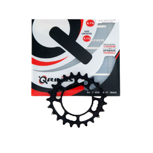 ROTOR CORONA  OVALE Q23T BCD64X4 INTERNO NERO