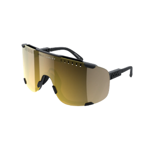 POC OCCHIALI DA SOLE DEVOUR URANIUM BLACK+LENTE VIOLET/GOLD MIRROR CAT 2