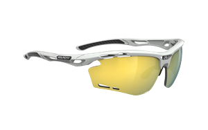RUDY PROJECT OCCHIALE PROPULSE LIGHT GREY MATTE/ LENTE MULTILASER YELLOW