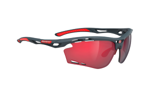 RUDY PROJECT OCCHIALE PROPULSE CHARCOAL MATTE/ LENTE MULTILASER RED