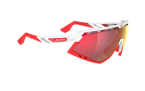 RUDY PROJECT OCCHIALE DEFENDER WHITE GLOSS RED / LENTE MULTILASER RED
