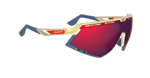 RUDY PROJECT OCCHIALE DEFENDER GOLD / LENTE MULTILASER RED