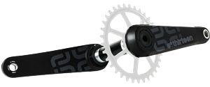 E*THIRTEEN GUARNITURA TRS RACE CARBON SENZA CORONE E SPIDER 175MM 