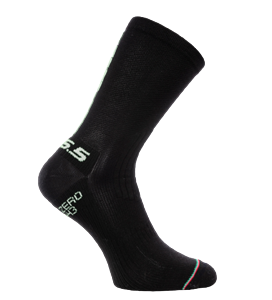 Q35.5 FW24 CALZINO IN SETA BE LOVED NERO SUPERTERMICO