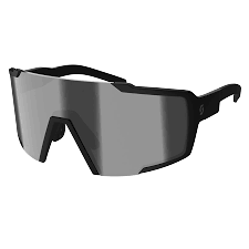 SCOTT OCCHIALE SHIELD COMPACT NERO OPACO LENTE GRIGIA 
