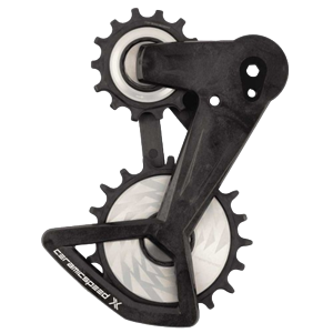 CERAMICSPEED GABBIA CAMBIO OSPWX CON PULEGGE CARBONIO 12 VELOCITÀ SILVER SRAM AXS T-TYPE