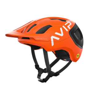 POC CASCO AXION RACE MIPS FLUORESCENT ORANGE AVIP URANIUM BLACK MATT