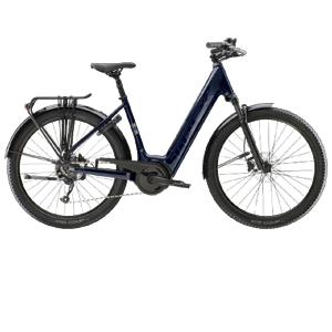 TREK E CITY BIKE VERVE + 4 DEEP DARK BLUE 545WH