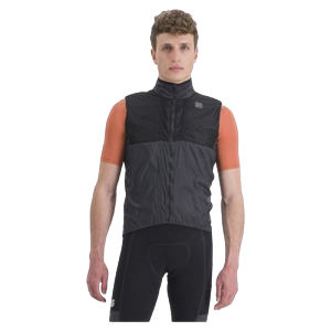 SPORTFUL FW24 GIARA LAYER VEST SMANICATO NERO