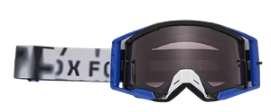 FOX MASCHERINA AIRSPACE SEVENTY4 GOOGLE BLU/WHITE - LENTE GRIGIA VIVID