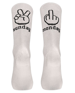 NORTHWAVE CALZINO SUNDAY MONDAY WHITE
