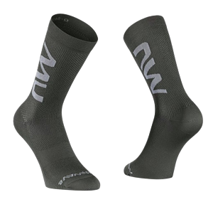 NORTHWAVE CALZINO EXTREME AIR BLACK /LOGO NW WHITE