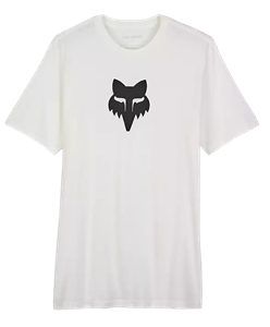 FOX T-SHIRT PREMIUM FOX HEAD SS25 - WHITE LOGO BLACK