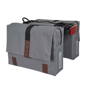 BRN BORSE BISACCIA GRIGIO MARRONE 22L