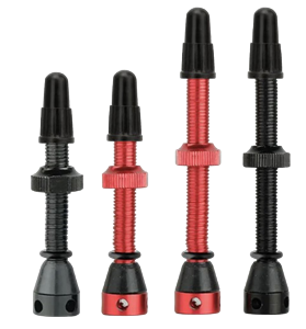 SKUAD VALVOLA TUBELESS BASE CONICA ERGAL HIGH FLOW 60 MM NERO