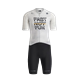 SPORTFUL GRAVEL SUITE BODY BIANCO/NERO GO FAST NOT FUN SS25